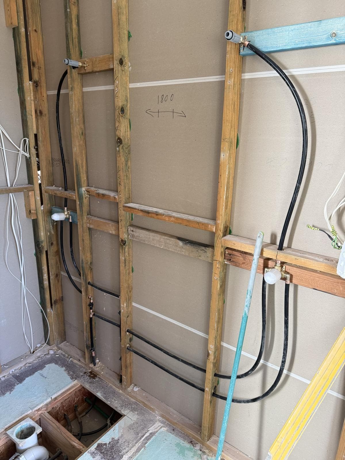 Bathroom Rough-In Plumbing